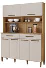 Kit Italia 6 Portas 2 Gavetas 6 Estantes Arte Moveis