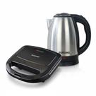 Kit Itatiaia Chaleira Elétrica 1,8l E Grill/sanduicheira Preto/inox 220 V