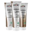 Kit Itely Tratamento Reparação Intensa Shampoo Condicionador e Máscara 250g 3 Itens