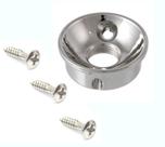 KIT Jack suporte sólido cromado TJS + Parafuso para guitarra