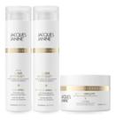 Kit Jacques Janine Liso Absoluto Shampoo 240ml + Condicionador 240ml + Máscara 240g