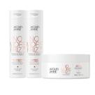 Kit Jacques Janine No More Frizz Shampoo Sem Sal Condicionador Leave-In 240ml Máscara Hidratação 80g