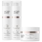 Kit Jacques Janine Power Inforcer Shampoo 240ml Condicionador 240ml Máscara Fortalecimento 240g