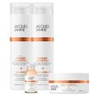 Kit Jacques Janine Power Nutrition Shampoo Condicionador 240ml Máscara 80g Ampola Nutrição 15ml Kit Jacques Janine Power Nutrition Shampoo Condicionador 240ml Máscara 80g Ampola Nutrição 15ml