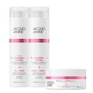 Kit Jacques Janine Reconstrução Total Shampoo 240ml + Condicionador 240ml + Máscara 80g