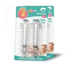 KIT JADE de seringa nasal para bebê com ponta de silicone, pacote com 4 unidades de 10 ml