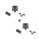 Kit janela blindex de correr com 4 folhas - Cromado