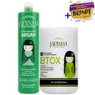 Kit Japinha Shampoo + B'tox Orgânica 1Kg Original!