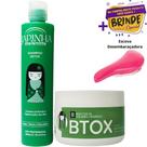 Kit Japinha Shampoo + B'tox Orgânica 300g Original!