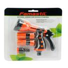 Kit Jardim Famastil Esguicho 8 Funções + Engate Rápido + Conexão Blister