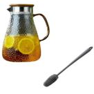 Kit Jarra de Vidro Borossilicato 1800ml + Escova em Silicone