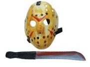 Kit Jason - Máscara Terror + Facão Sangrento