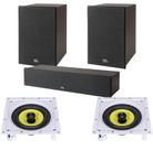 Kit JBL 5.0 Stage - 2 Cxs 250B + 1 Cx 245C + 2 Ci PLus 6S