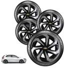 Kit Jg 4 Calota Aro 13 Celta Corsa Classic Corsinha Prisma