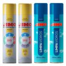 Kit Jimo Limpadores 2 Limpa Vidros 2 Desengordurante