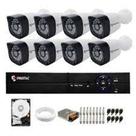 Kit JL Protec 8 Câmeras Bullet 1080p 1020A + DVR 7008A 5x1