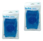 Kit Joelheira Para Bebês Antiderrapante Buba 2 Pares Azul