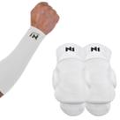 Kit Joelheira Volêi Com Protetor Antebraço Manguito N1 Sport