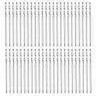 Kit Jogo 100 Brocas Aço Rápido 1mm Metal Ferro Atacado