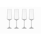 kit jogo 2 4 6 12 Taça de Cristal para Champanhe Bohemia 210ml Elegância para Brindes Cristal Refinado