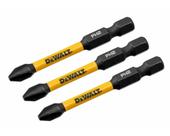 Kit Jogo 3pçs Ponta Bits Phillips 57mm Dwaf2ph2ir3 Dewalt