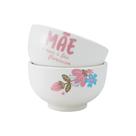 Kit Jogo 4 Bowl Tigelas Porcelana Cumbuca Sopa Açaí Decorada Mãe é Raiz + Suporte Quantidade:2 Kit Jogo 4 Bowl Tigelas Porcelana Cumbuca Sopa Açaí Decorada Mãe é Raiz + Suporte Quantidade:2