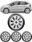 Kit Jogo 4 Calota Aro 13 Citroen C3 C4 2008 2009 2010 2011 2012 Kit Jogo 4 Calota Aro 13 Citroen C3 C4 2008 2009 2010 2011 2012