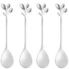 Kit Jogo 4 Colher De Chá Café Aço Inox Leaves 28296 Kit Jogo 4 Colher De Chá Café Aço Inox Leaves 28296