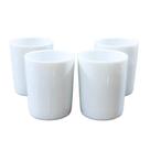 Kit Jogo 4 Copos Shot 100ml para Aperitivo e Café - Porcelana Branca