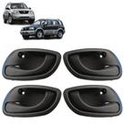 Kit Jogo 4 Maçanetas Internas Gatilho Portas Esquerda e Direita Portas Vitara Tracker Jimny
