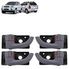 Kit Jogo 4 Maçanetas Internas Puxador Portas Dianteiras Traseiras Cinza Claro Tucson 2005 2006 2007 2008 2009 2010 2011 Kit Jogo 4 Maçanetas Internas Puxador Portas Dianteiras Traseiras Cinza Claro Tucson 2005 2006 2007 2008 2009 2010 2011