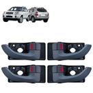 Kit Jogo 4 Maçanetas Internas Puxador Portas Dianteiras Traseiras Cinza Escuro Tucson 2005 2006 2007 2008 2009 2010 2011 Kit Jogo 4 Maçanetas Internas Puxador Portas Dianteiras Traseiras Cinza Escuro Tucson 2005 2006 2007 2008 2009 2010 2011