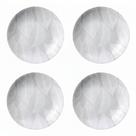 Kit Jogo 4 Pratos Fundos Tramontina Arbo Porcelana 21 cm