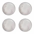 Kit Jogo 4 Pratos Fundos Tramontina Floralis Porcelana 21 cm