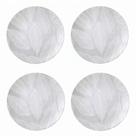 Kit Jogo 4 Pratos Rasos Tramontina Arbo Porcelana 25 cm