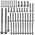 Kit Jogo 45 Parafusos Cromados Motor Biz Pop 110 2016 A 2024