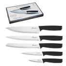 Kit Jogo 5 Facas Profissionais de Cozinha - Laradore Premium