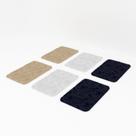 Kit Jogo 6 Tapetes 60 X 40 Cm Peludo Banheiro Porta