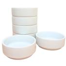 Kit Jogo 6 Tigelas sobremesa 100ml empilháveis Porcelana (2)
