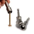 Kit Jogo 9 Bits Imã Soquete Canhão Cachimbo 8 A 13 mm 4 Pçs