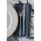 Kit Jogo Americano 4 Lugares Mesa Posta Toile Preto 52x36cm