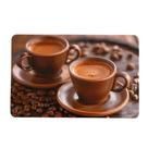 Kit Jogo Americano Alto Brilho Xicara De Café 42.5X27.5cm - 4 UNI - Uzoo