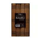 Kit Jogo Americano Bambu 4 Peças Unicolor Caramelo Jolitex Kit Jogo Americano Bambu 4 Peças Unicolor Caramelo Jolitex