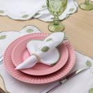 Kit Jogo Americano Menta Pçs Souplats Mesa De 6 Lugares Mesa Posta Guardanapo Supla