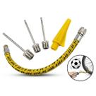 Kit Jogo Bicos Bomba De Ar Encher Inflar Bola Bike Boia 5 Peça Universal e Resistente