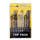 Kit Jogo Brocas Furadeira Hobby Madeira Metal 9 Peças TopPros Pontas Para Furo Preciso Reparo Instalação Casa Diy Econômico Kit Jogo Brocas Furadeira Hobby Madeira Metal 9 Peças TopPros Pontas Para Furo Preciso Reparo Instalação Casa Diy Econômico