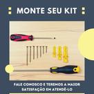 Kit Jogo Buchas Com Anel 300 Unidades 6mm 8mm (150 Cada)