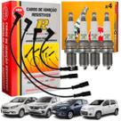 Kit Jogo Cabos E Velas De Ignição Fiat Uno Palio Evo Mobi 1.0 8v