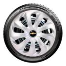 Kit Jogo Calota Esportiva Aro 13 Gm Chevrolet Prisma 2006 2012