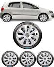 Kit Jogo Carlota Velox Prata Aro 13 Vw Parati Saveiro Bora Polo
